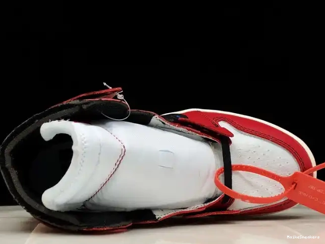 MaikeSneakers The Ten Off-White Retro Air 1 Chicago Jordan AA3834-101 0408